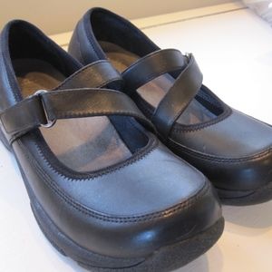 Black Mary Jane Mules Slides Wedges